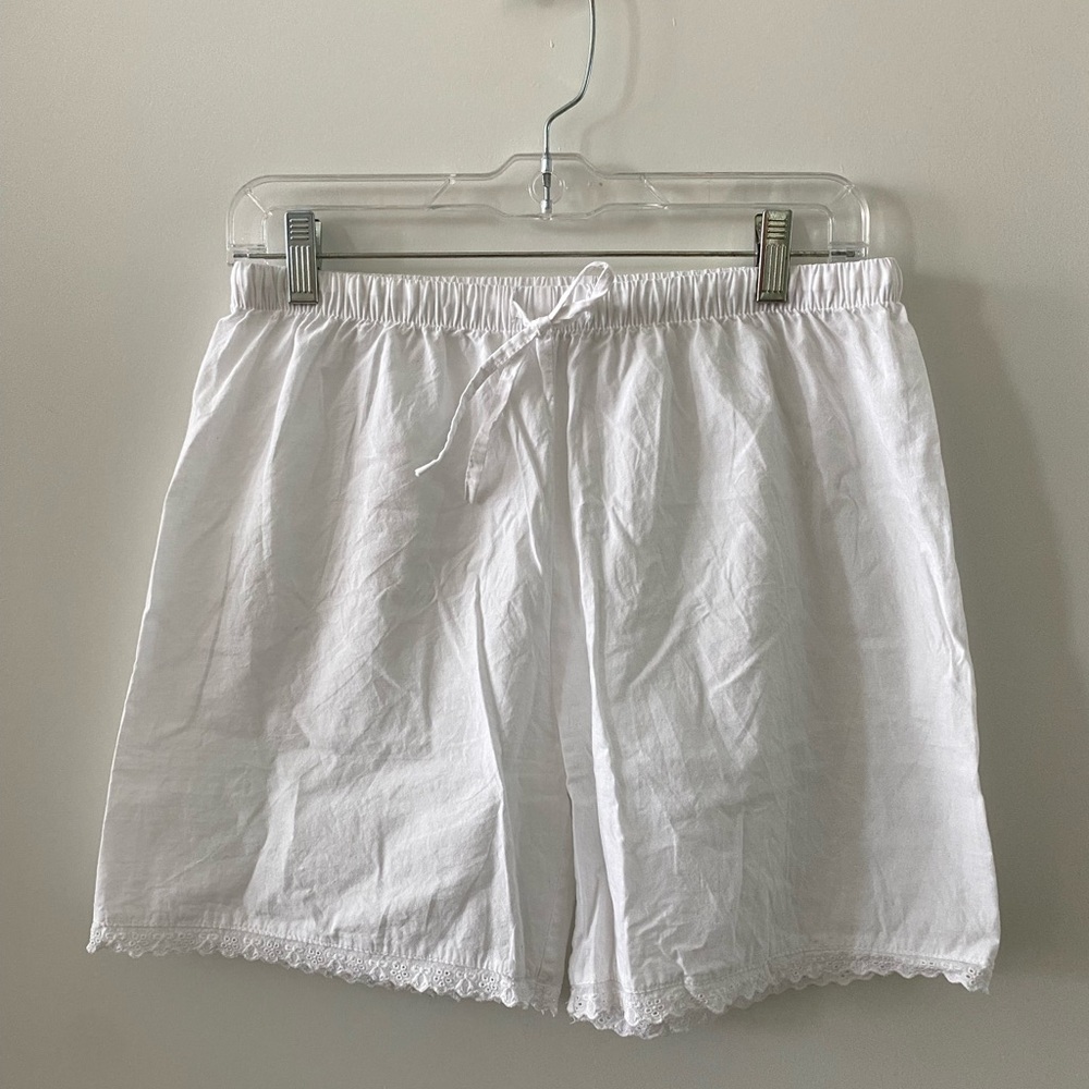 *LAST CALL*Antique Vintage style White High Waist Victorian, small, Women Shorts